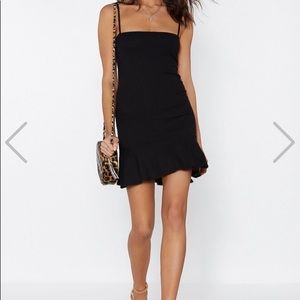 Black Mini Cotton Dress